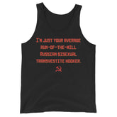 Russian Bisexual Transvestite Hooker Unisex Tank Top